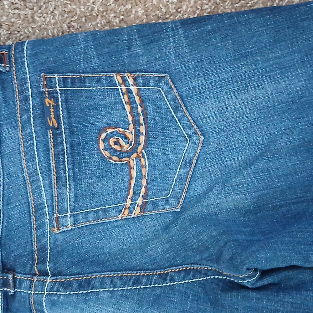 Seven7  denim bootcut jeans size 31 - Picture 7 of 15